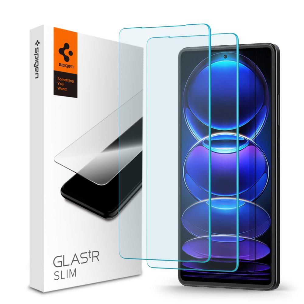 Pellicola Vetro Temperato 3D H9 Per Xiaomi Poco X5 Pro / Redmi Note 12 Pro 5G (2 Pezzi)