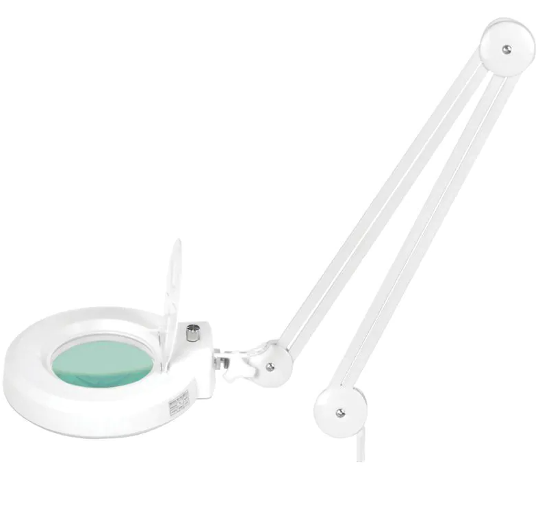 Activeshop S5 LED Magnifying Lamp with Stand, White