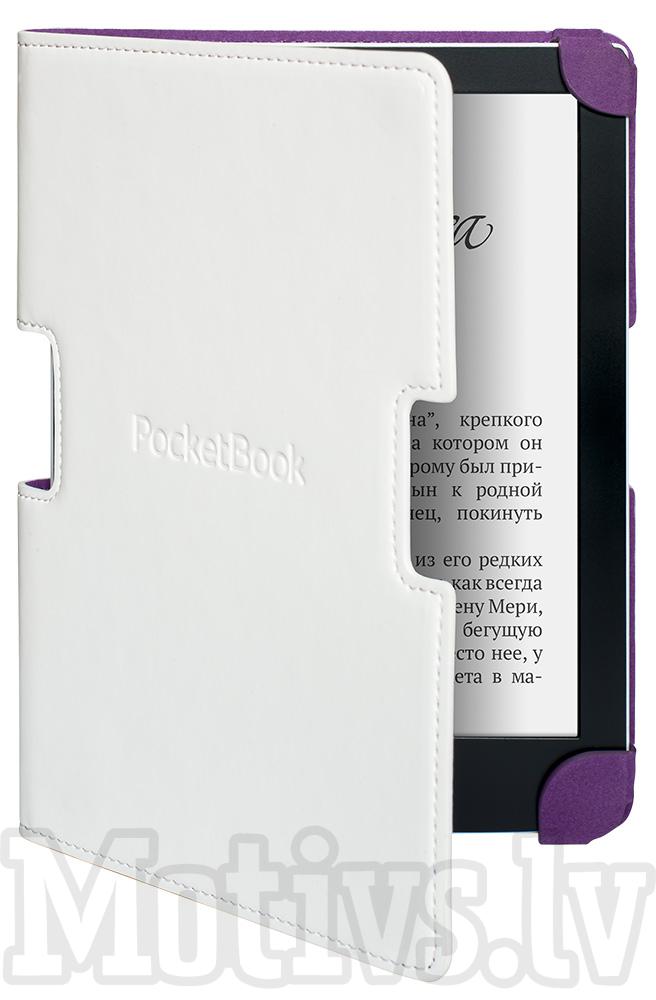 PocketBook 630 Sense Kenzo Fashion Original Case Cover, white - balts pārvalks apvalks maks vāks (5)