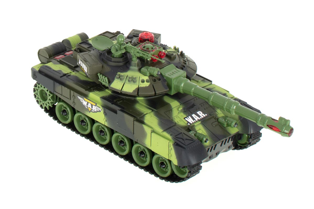 RC War Tank T90 9993 2.4GHz - Divi radio vadāmie tanki ar pultīm
