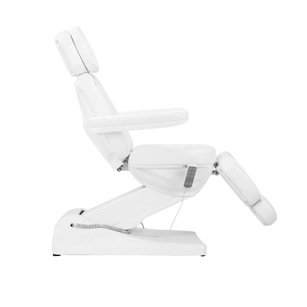 Sillon Luxury Electric Cosmetic Chair with 3 Motors, White