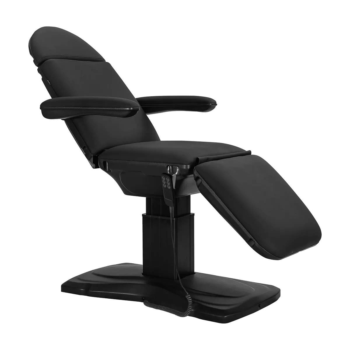 Elektriskais kosmetoloģijas krēsls Sillon Eclipse, 3 motori, melns