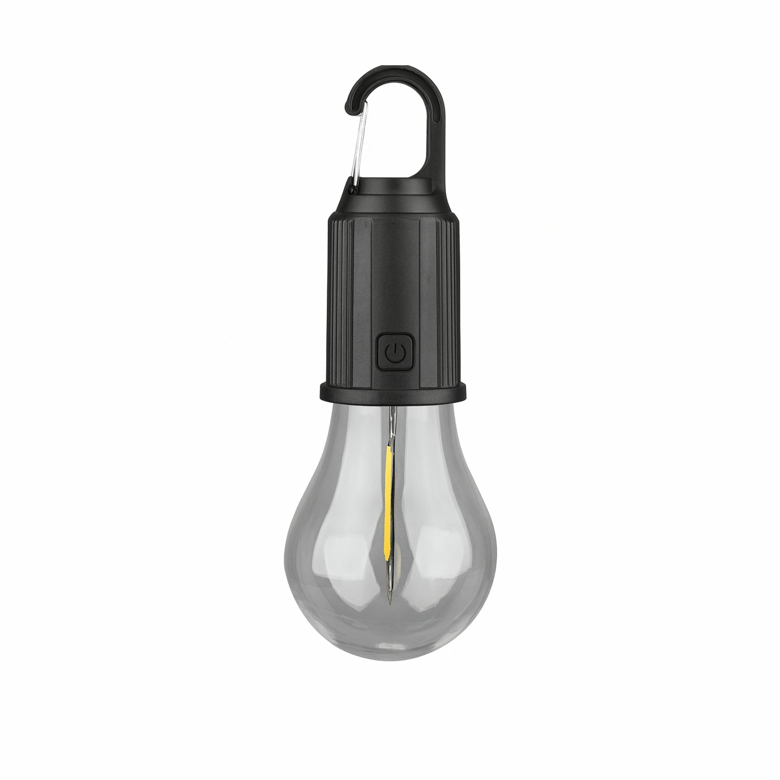 Uzlādējama LED kempinga lampa spuldze ar USB-C uzlādi