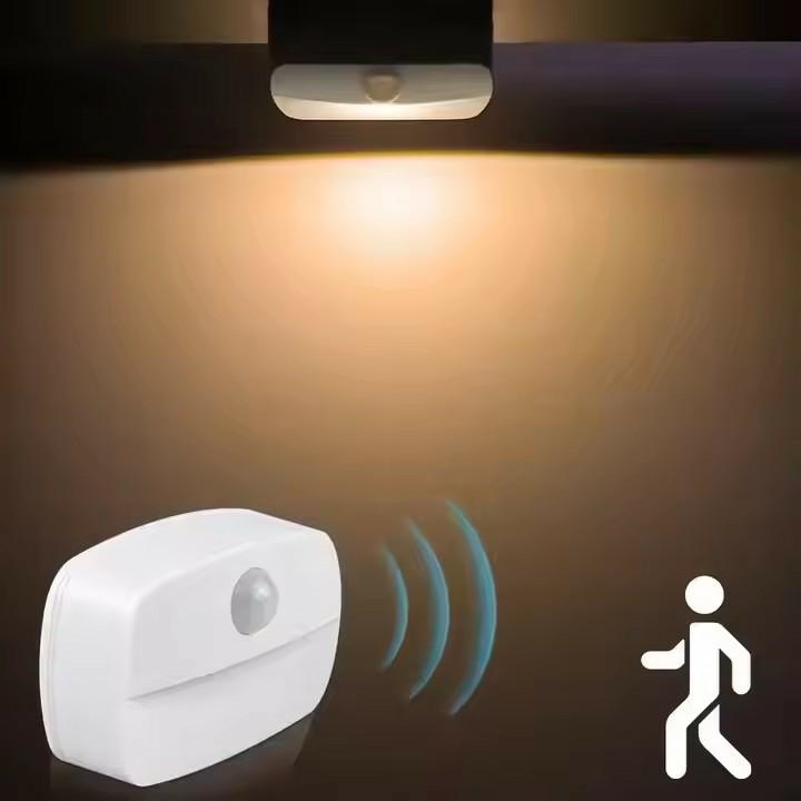 Bezvadu LED lampiņa ar kustību sensoru, balta
