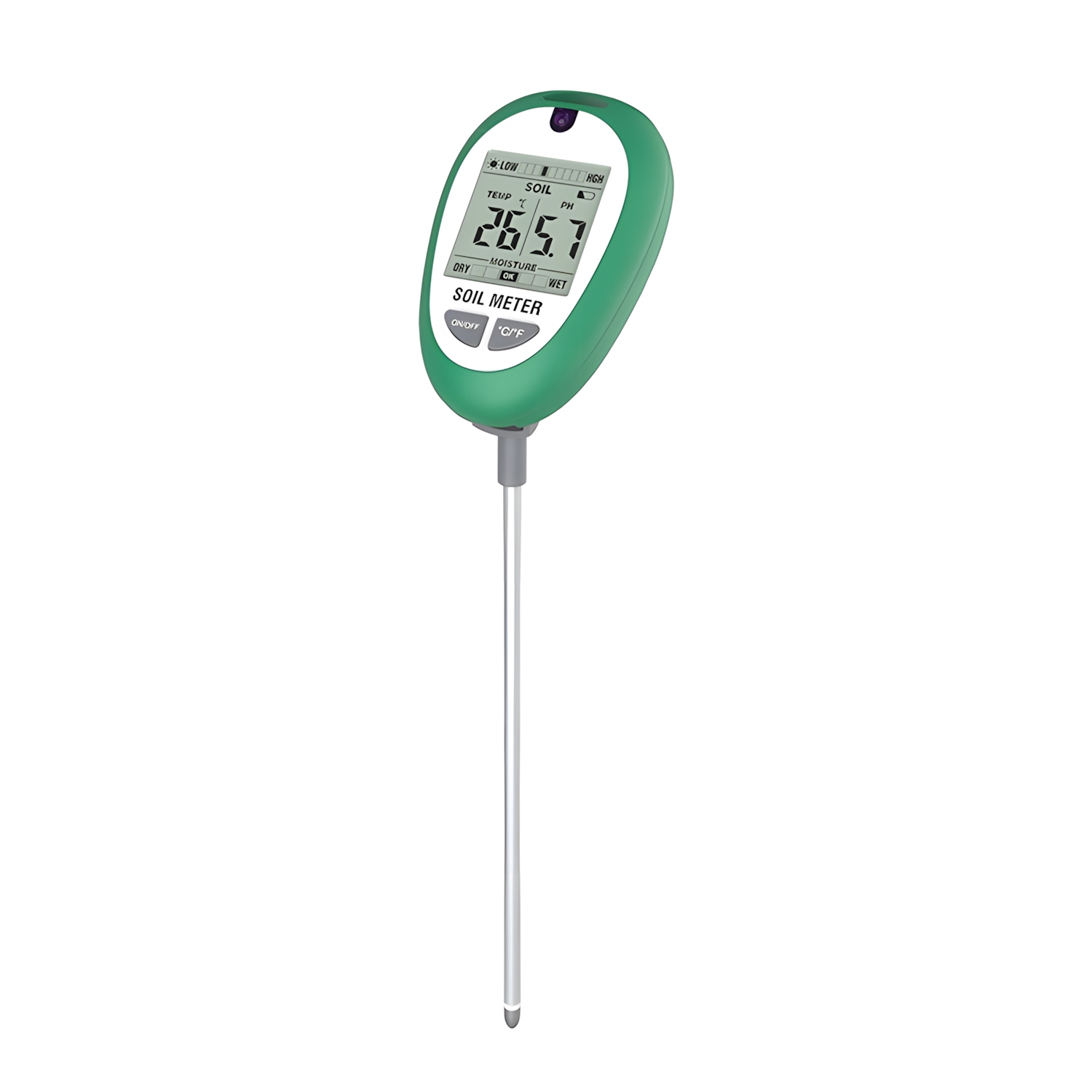 4-in-1 Soil Tester for Moisture Light and pH Plant Meter for Garden