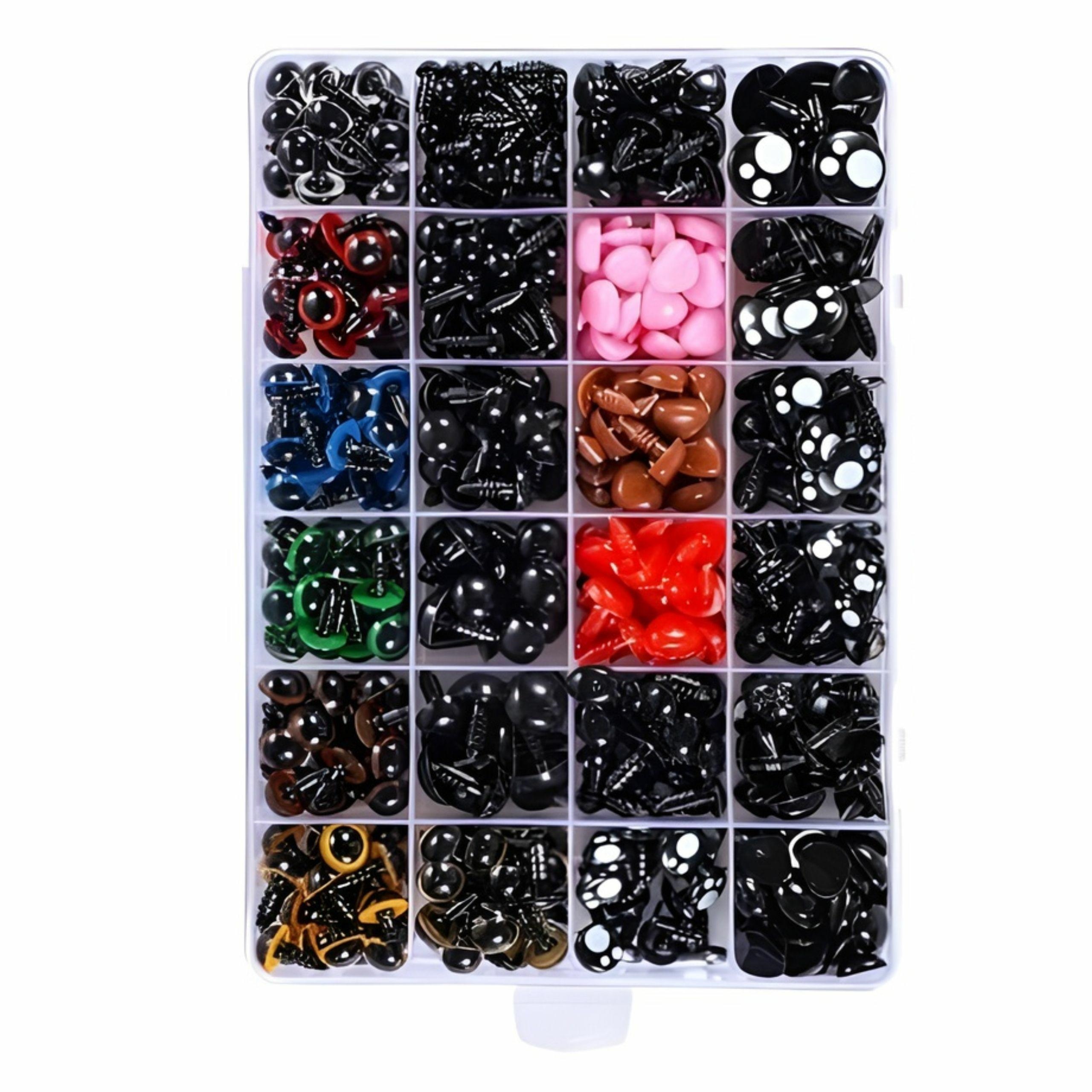 Safety Eyes and Noses for Amigurumi 1060pcs Craft Doll Eyes with Washers