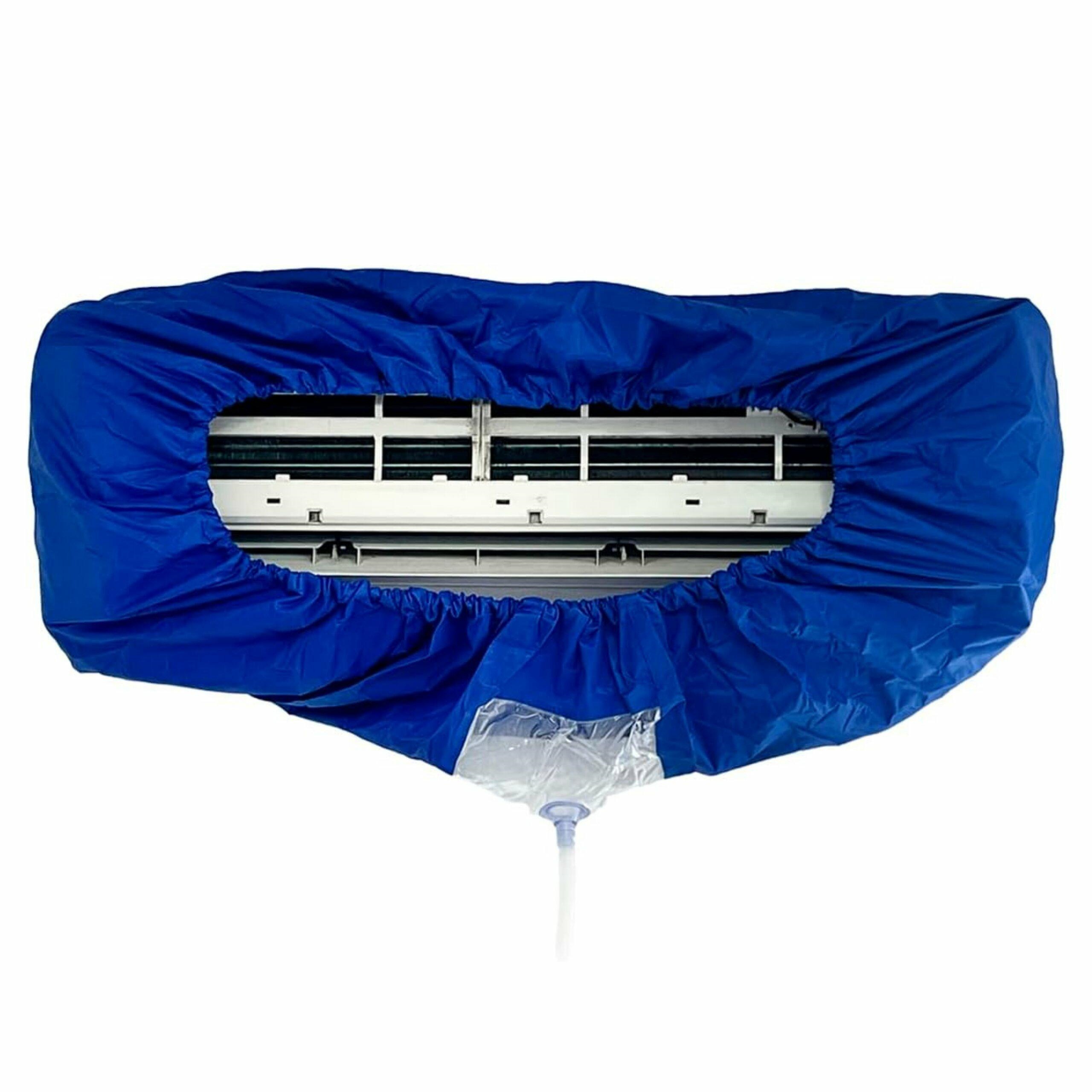 Split Air Conditioner Cleaning Cover L 70-125 cm, Blue