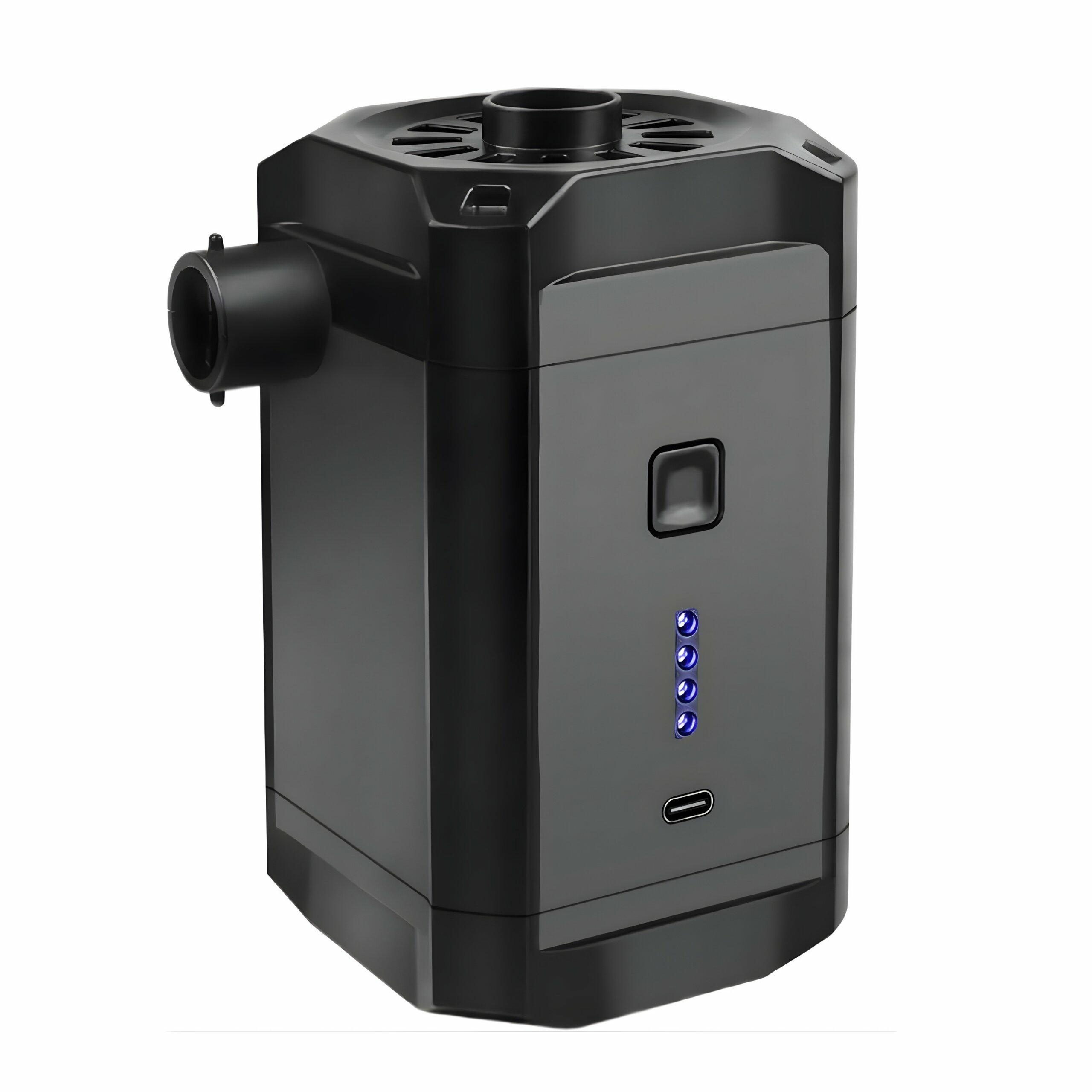 Portable Rechargeable Air Pump for Air Mattress with Nozzles