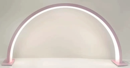 Profesionāla kosmētiskā LED lampa 55cm 29W, rozā