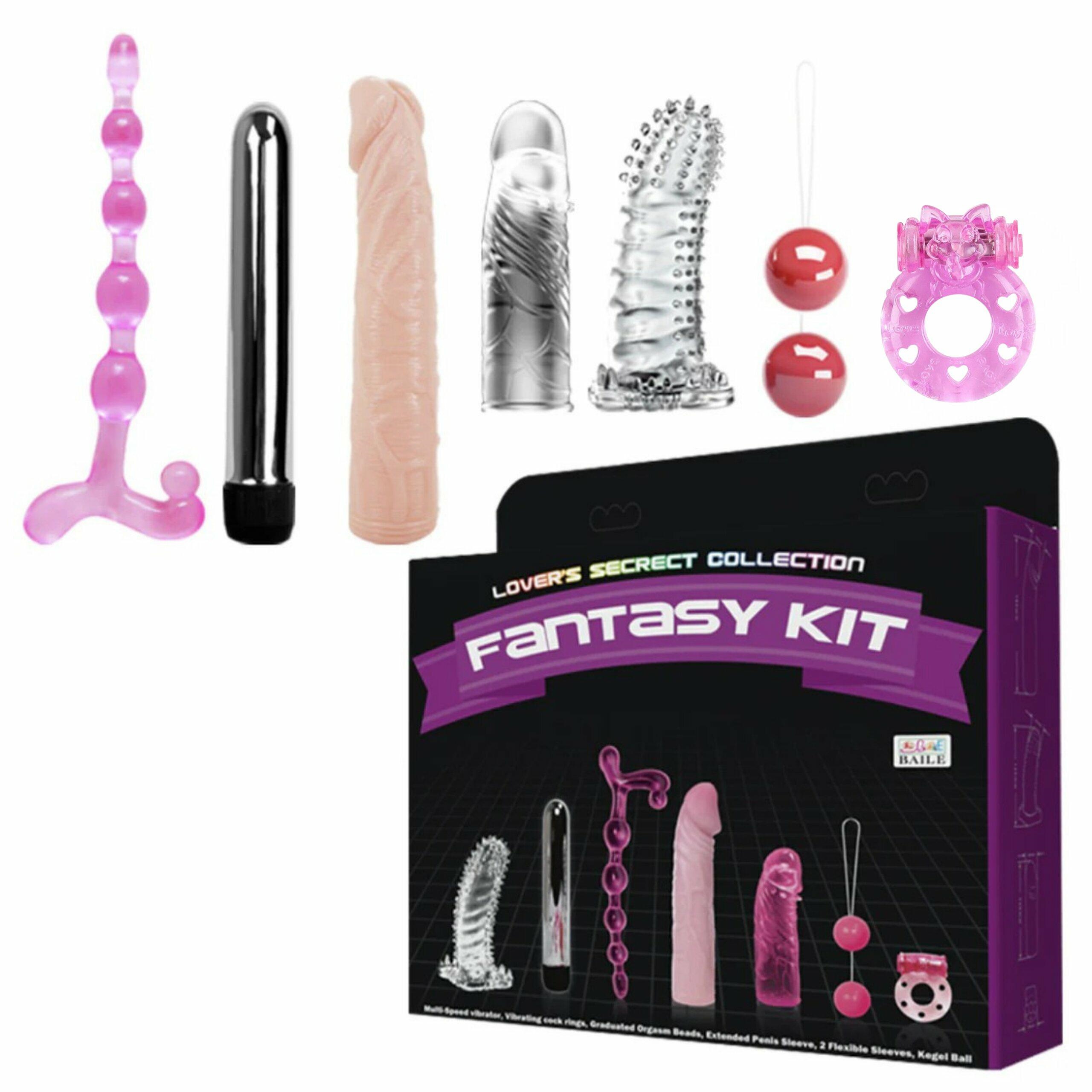 Erotic Toy Set for Couples, 7 Pieces