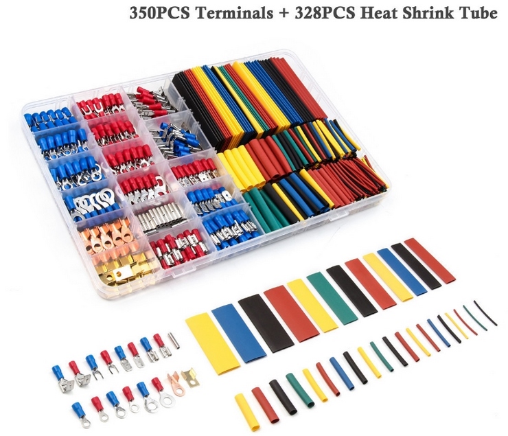Heat Shrink Tubing Set 678 pcs