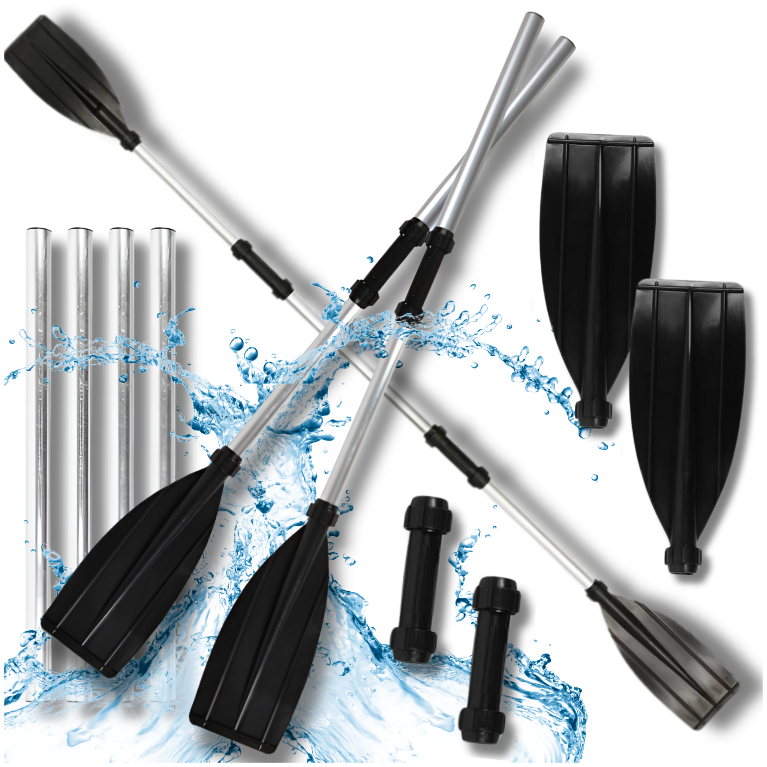 Разборное алюминиевое весло 2-в-1 для каяка SUP доски и лодки 203 см