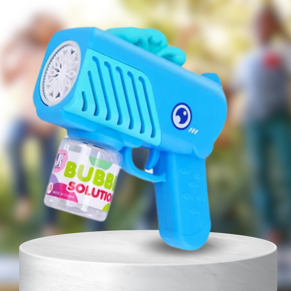 Bakalu Blue Whale Soap Bubble Gun with Solution