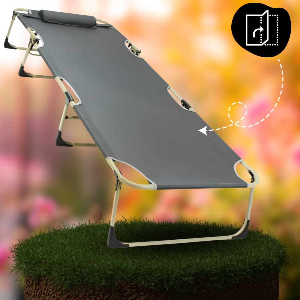 Bakalu KZ1143 Folding Garden and Beach Sun Lounger