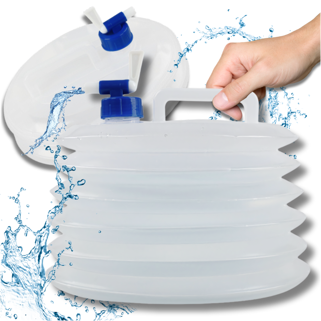 Saliekama plastmasas kempinga ūdens tvertne 10 L