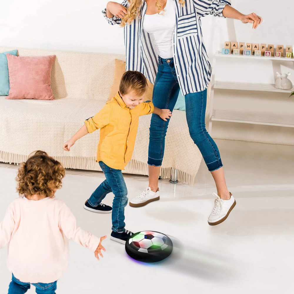 Летающий футбольный мяч Аэромяч Hoverball с LED подсветкой