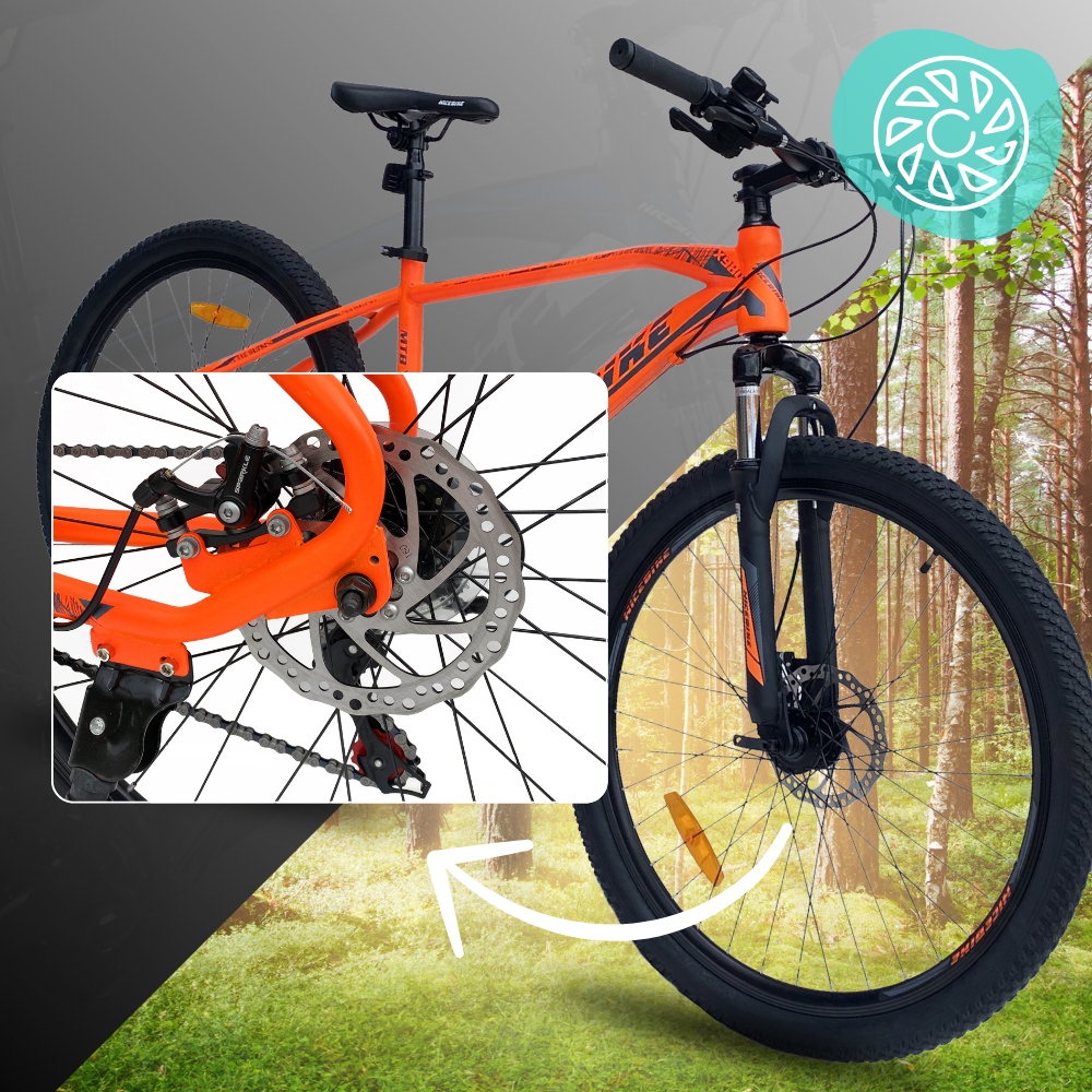 Горный велосипед Mtb 26 Shimano 21 передача Диски 2X Рама 18\" 26\" колеса