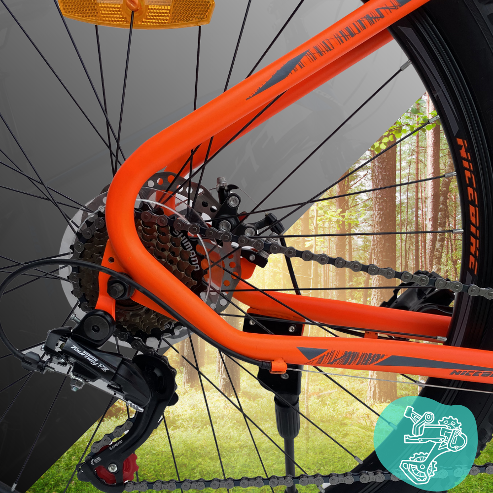 Горный велосипед Mtb 26 Shimano 21 передача Диски 2X Рама 18\" 26\" колеса
