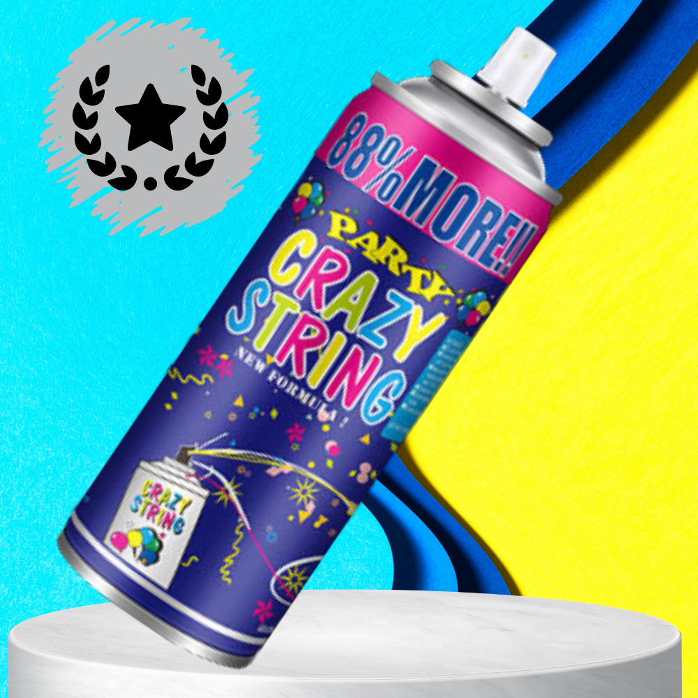 Serpentine Neon Spray Confetti For Birthday Party Purple 250 ml