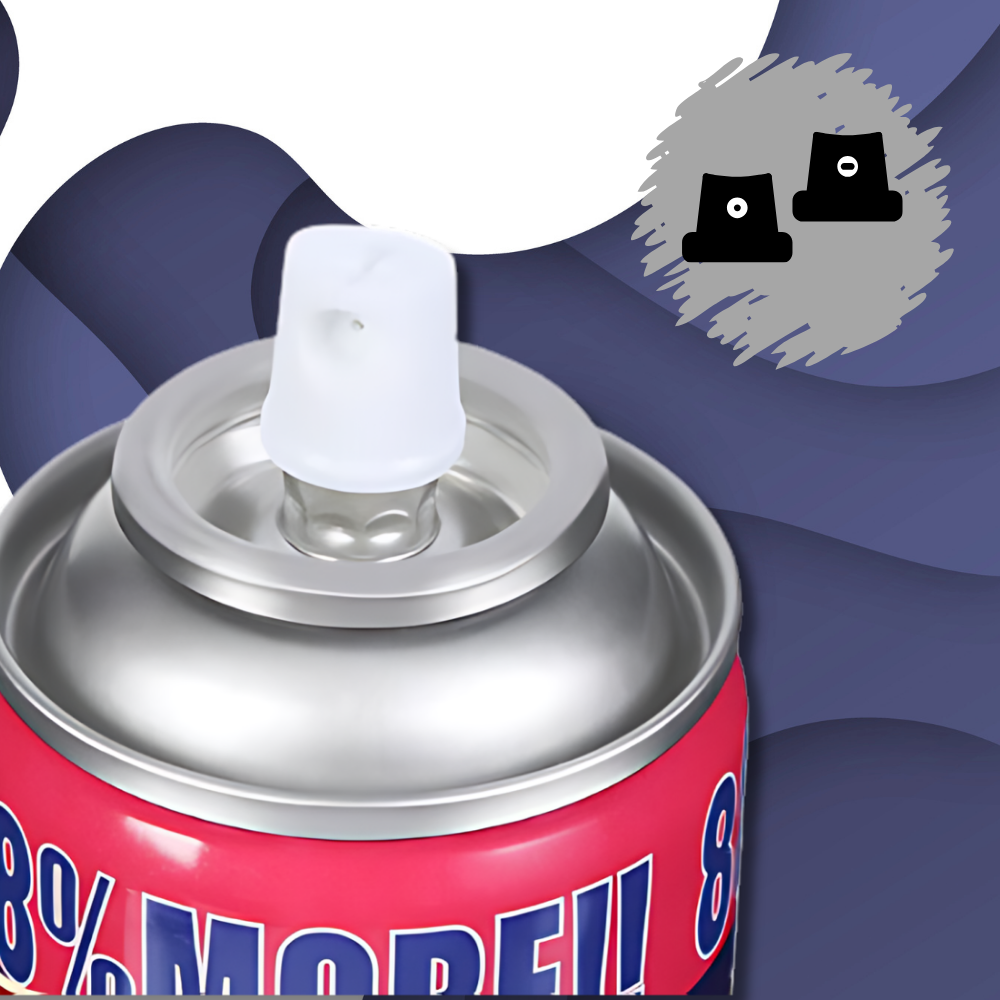 Smidzināms serpentīns ballītēm un svinībām, neona sarkans, 250 ml