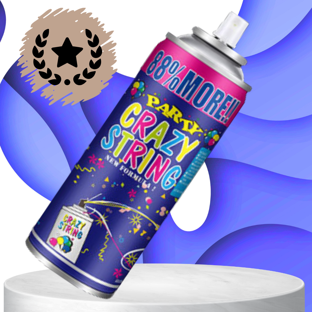Serpentīns aerosolā ballītēm un svinībām 250 ml, neona zaļš