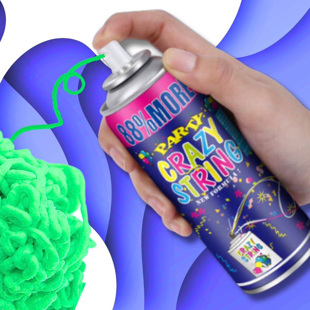 Serpentīns aerosolā ballītēm un svinībām 250 ml, neona zaļš