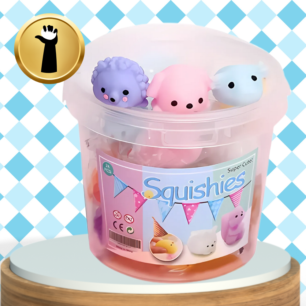 Набор антистресс игрушек Bakalu Mochi Squishy, 12 шт.