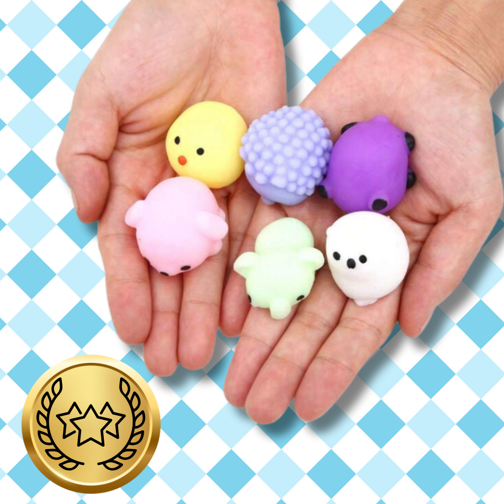 Набор антистресс игрушек Bakalu Mochi Squishy, 12 шт.