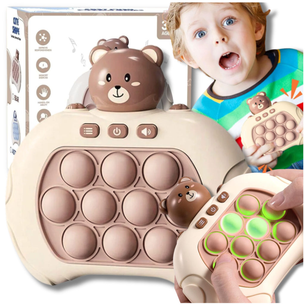 Bakalu Electronic Pop It Skill Game Bear