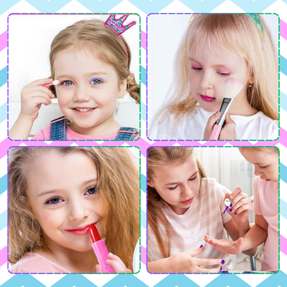 Bērnu kosmētikas un rotaslietu komplekts \"Vienrādzis\" | Children\'s Makeup Cosmetics Set