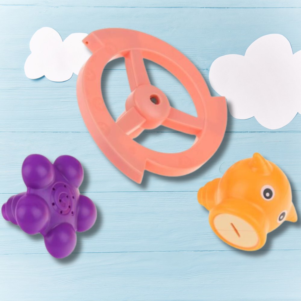 Bakalu Educational Whale Bath Toy with Shower Head