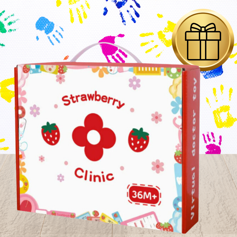 Wooden Toy Doctor Set with Stethoscope