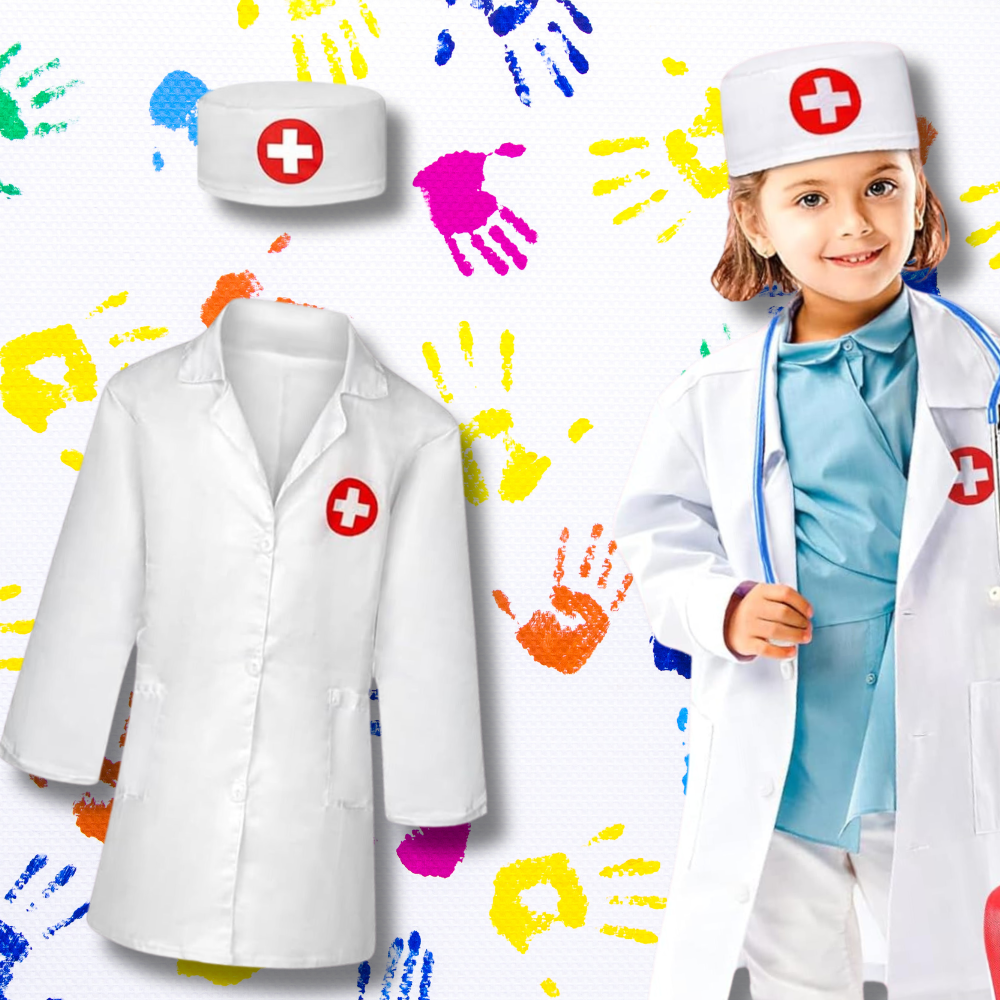 Wooden Toy Doctor Set with Stethoscope