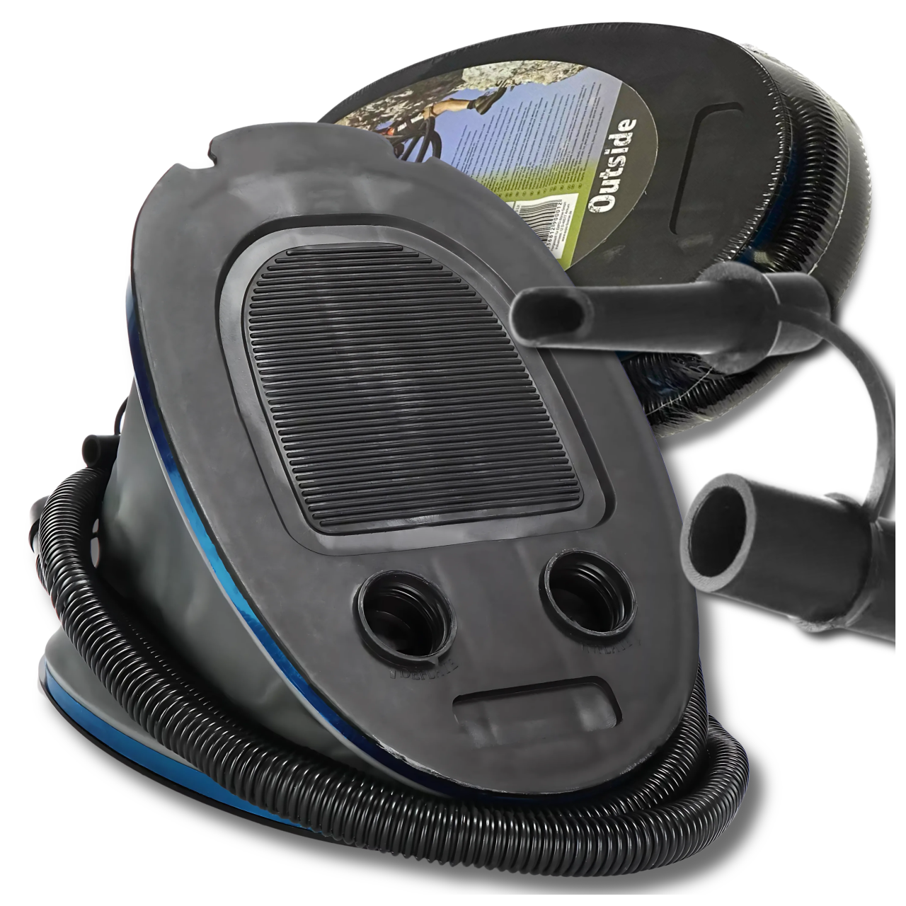 Многоцелевой ножной насос для матрасных понтонов + насадки 5 л,...