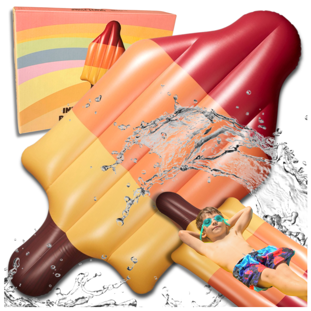 Bakalu Inflatable Pool Float Ice Cream Lolly XXL, 161 x 78 cm