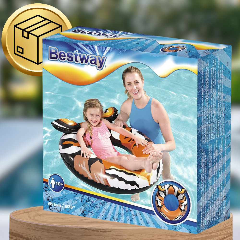 Надувной круг для плавания Bestway Тигр, 91 см