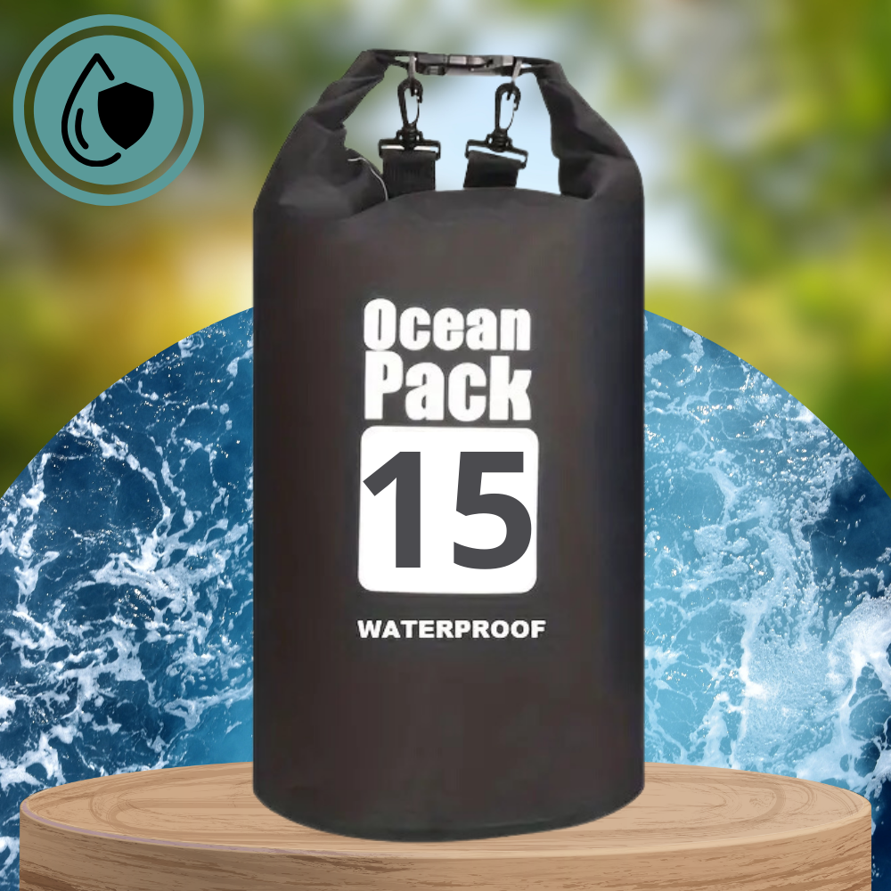 Bakalu Waterproof Dry Bag 15L, Black