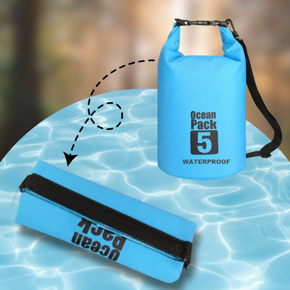Zila Ūdensizturīga Soma Maiss 5L | Waterproof Bag