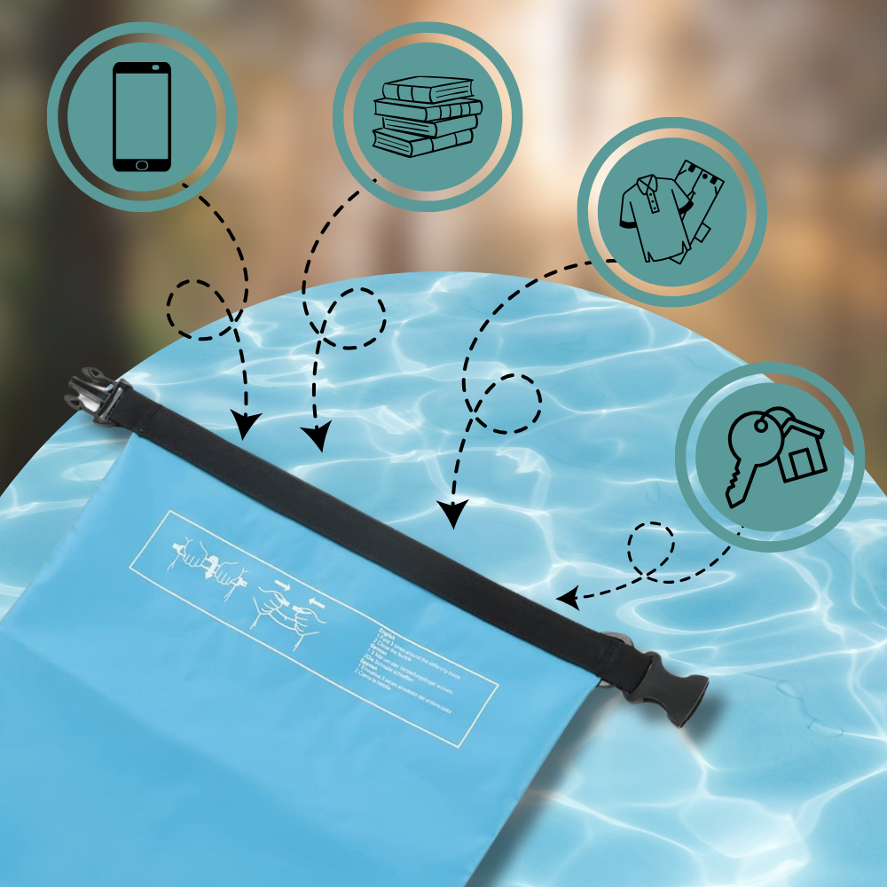 Zila Ūdensizturīga Soma Maiss 5L | Waterproof Bag