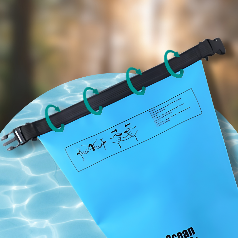 Zila Ūdensizturīga Soma Maiss 5L | Waterproof Bag