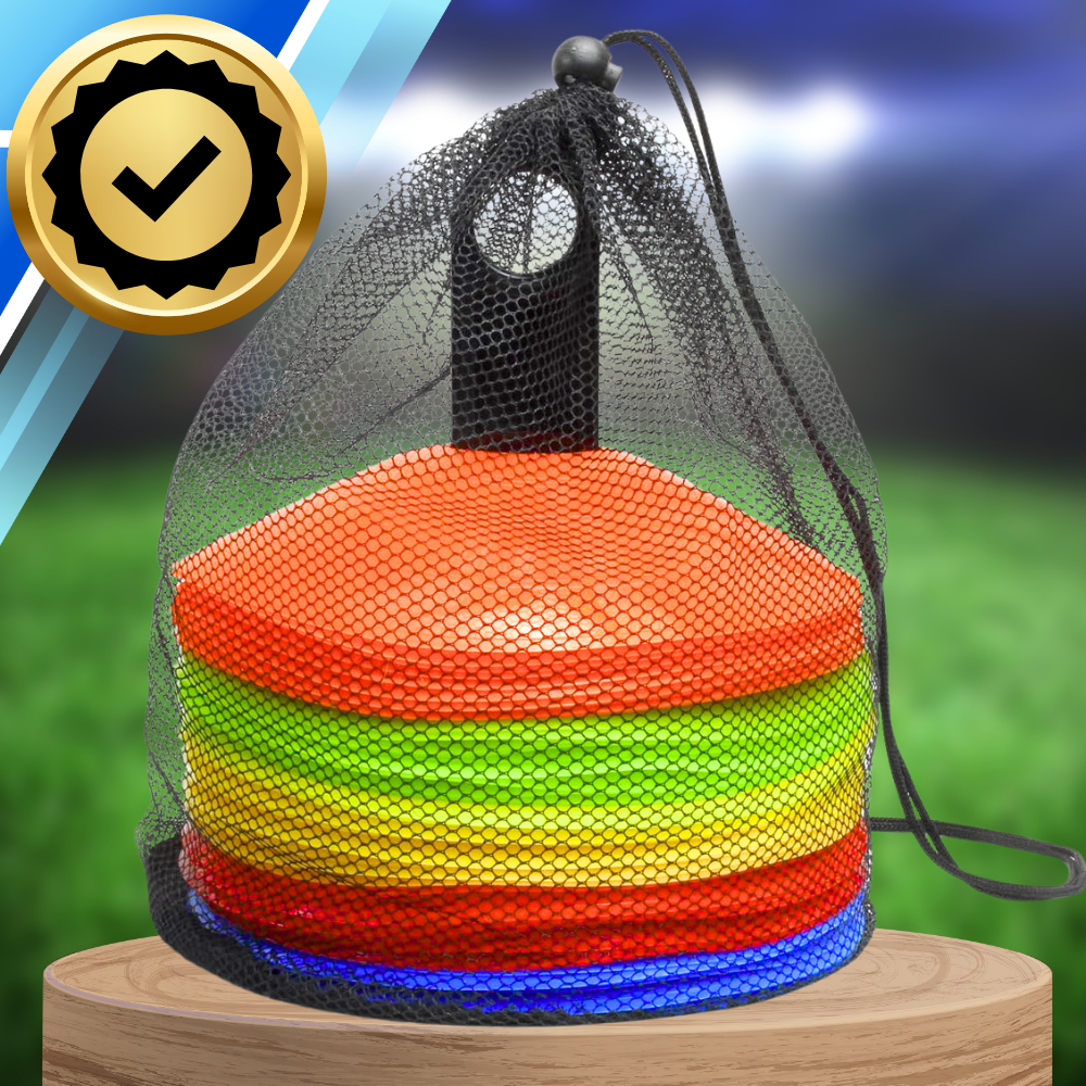 Training Cones for Football, 50 Pcs, Flexible