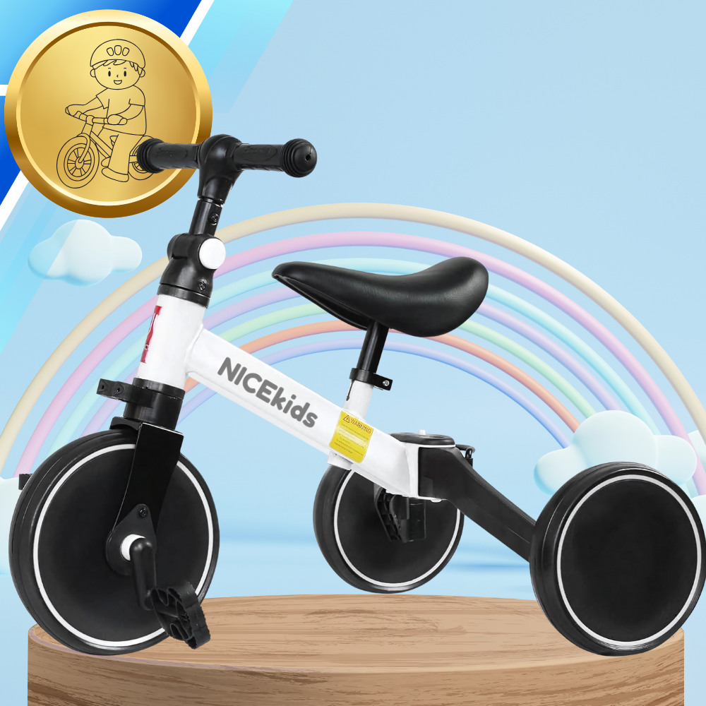 Bakalu NICEkids 3in1 bērnu trīsritenis un līdzsvara velosipēds