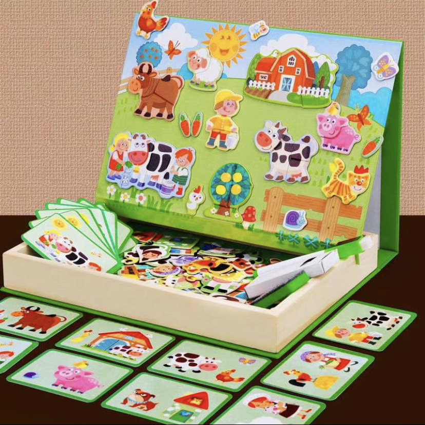 Магнитная коробка-игрушка Ферма Jhtoy-233