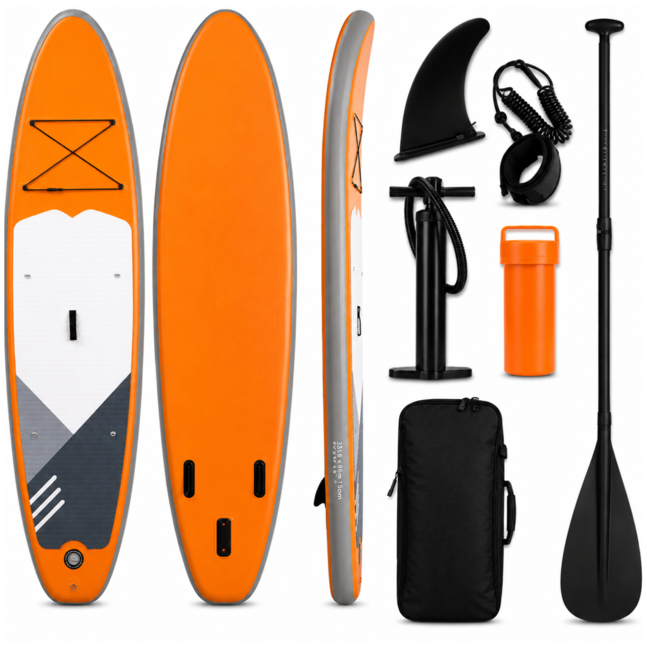 SUP-доска AquaPaddle Cruise Orange 335x84x15 см, комплект с аксессуарами