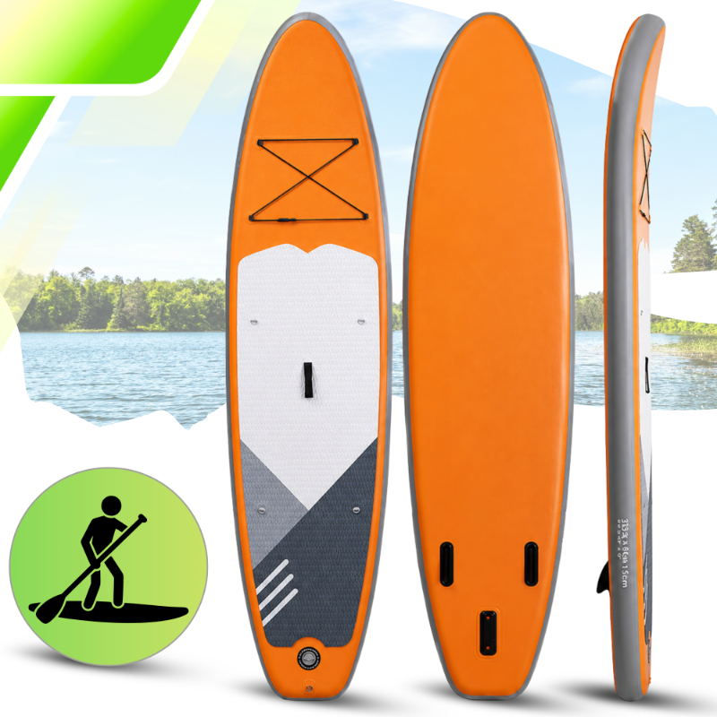 AquaPaddle Cruise Orange SUP Board 335x84x15 cm, Accessory Set