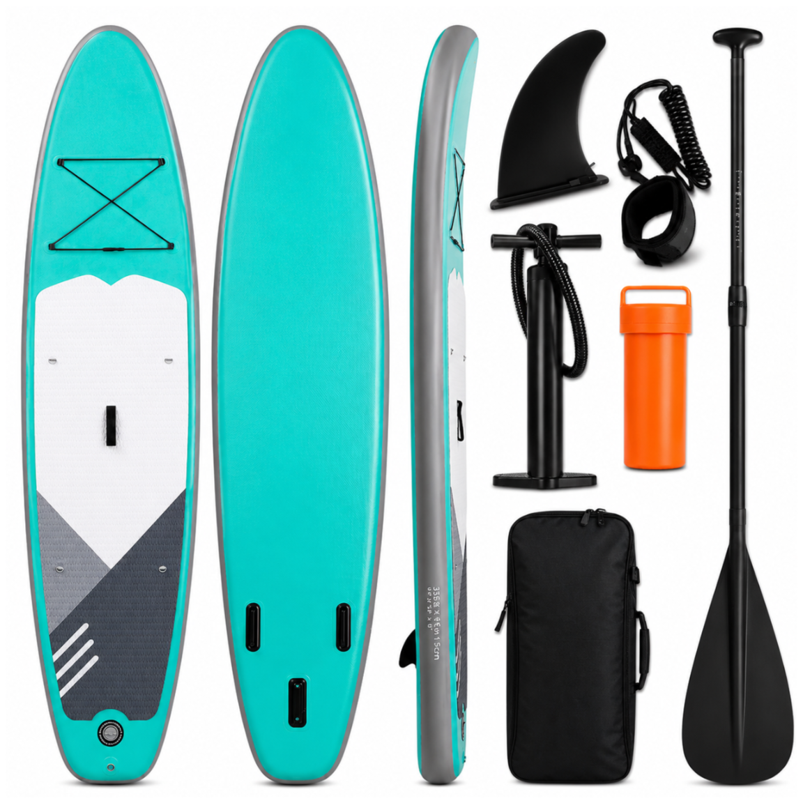 SUP-борд AquaPaddle 335x84x15 см, с аксессуарами, 180 кг, Cruise Green