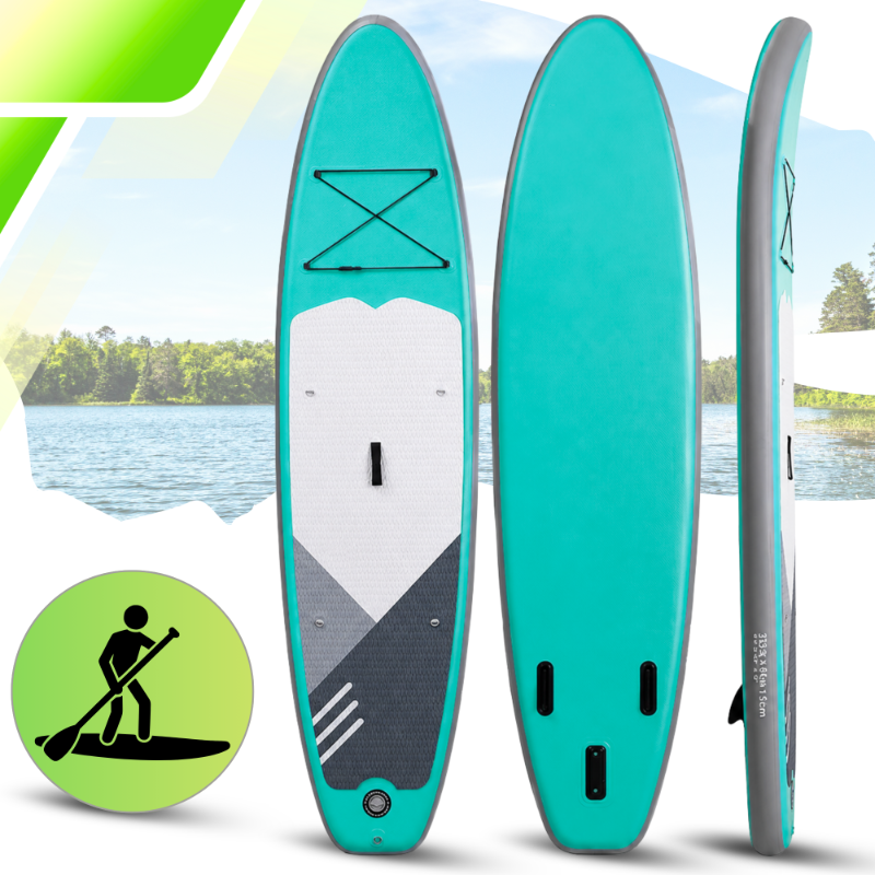 AquaPaddle SUP Board 335x84x15 cm, with Accessories, 180 kg, Cruise Green