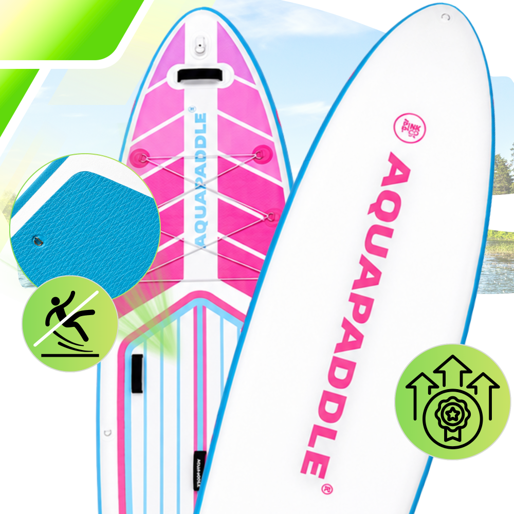 SUP-борд AquaPaddle 355x82x15 см, Navigator Pink, с аксессуарами