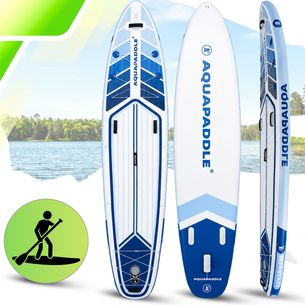 SUP-доска AquaPaddle 355x82x15 см с аксессуарами, 200 кг, Navigator Blue