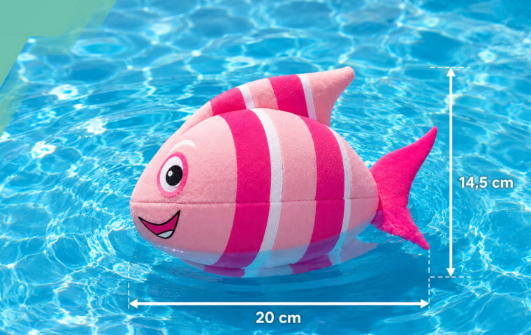 Neoprēna ūdens bumba Waimea Zivtiņa 20 cm, rozā